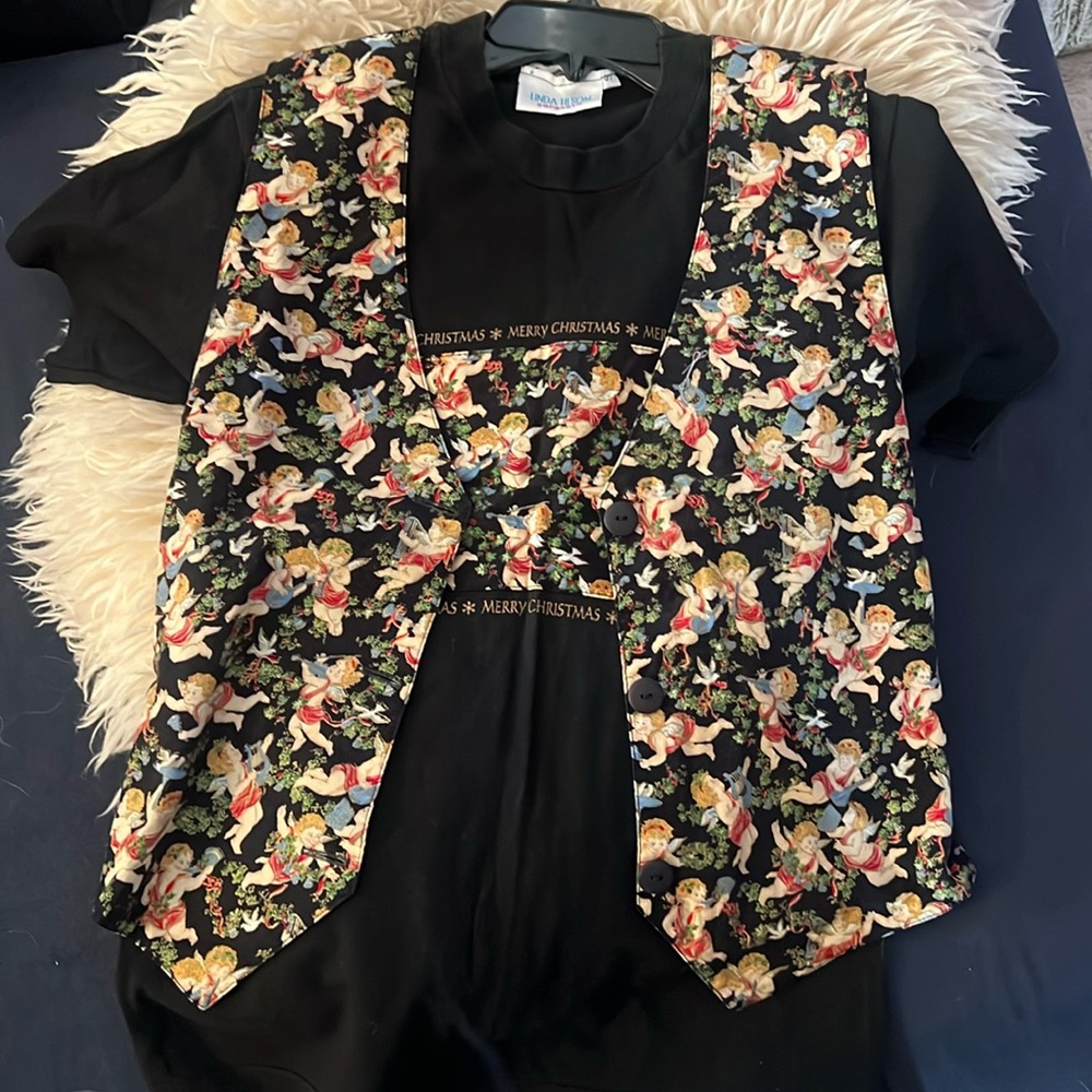 Vintage Vest and Tee by Linda Tilson